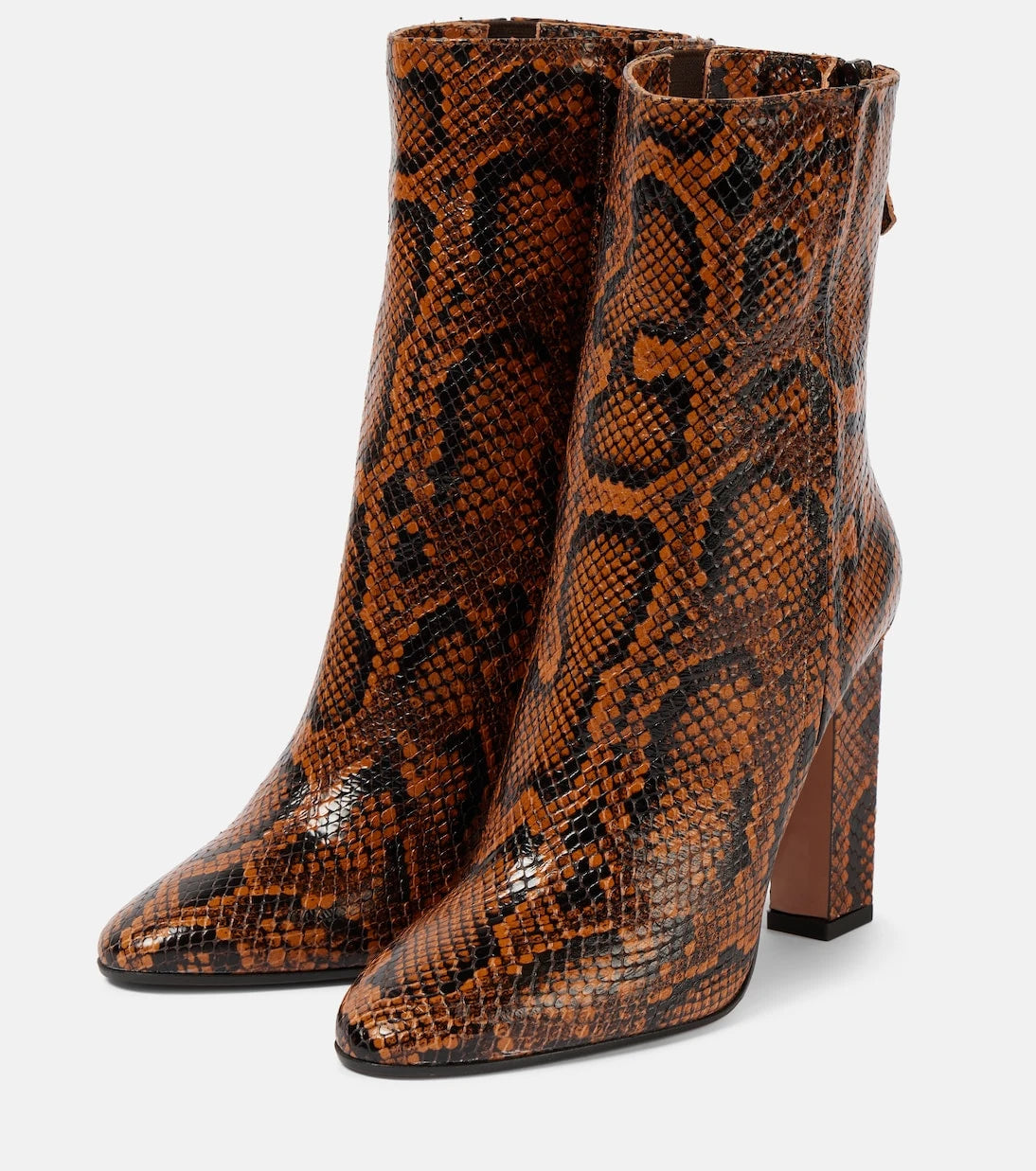 Aquazzura - Joplin 105 printed leather bootie