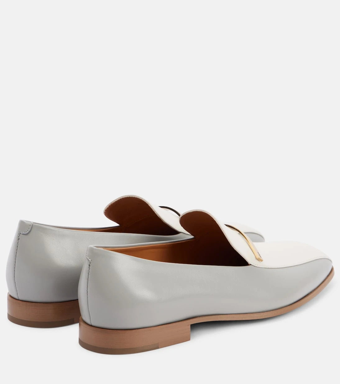 Tod's - Paneled leather loafers