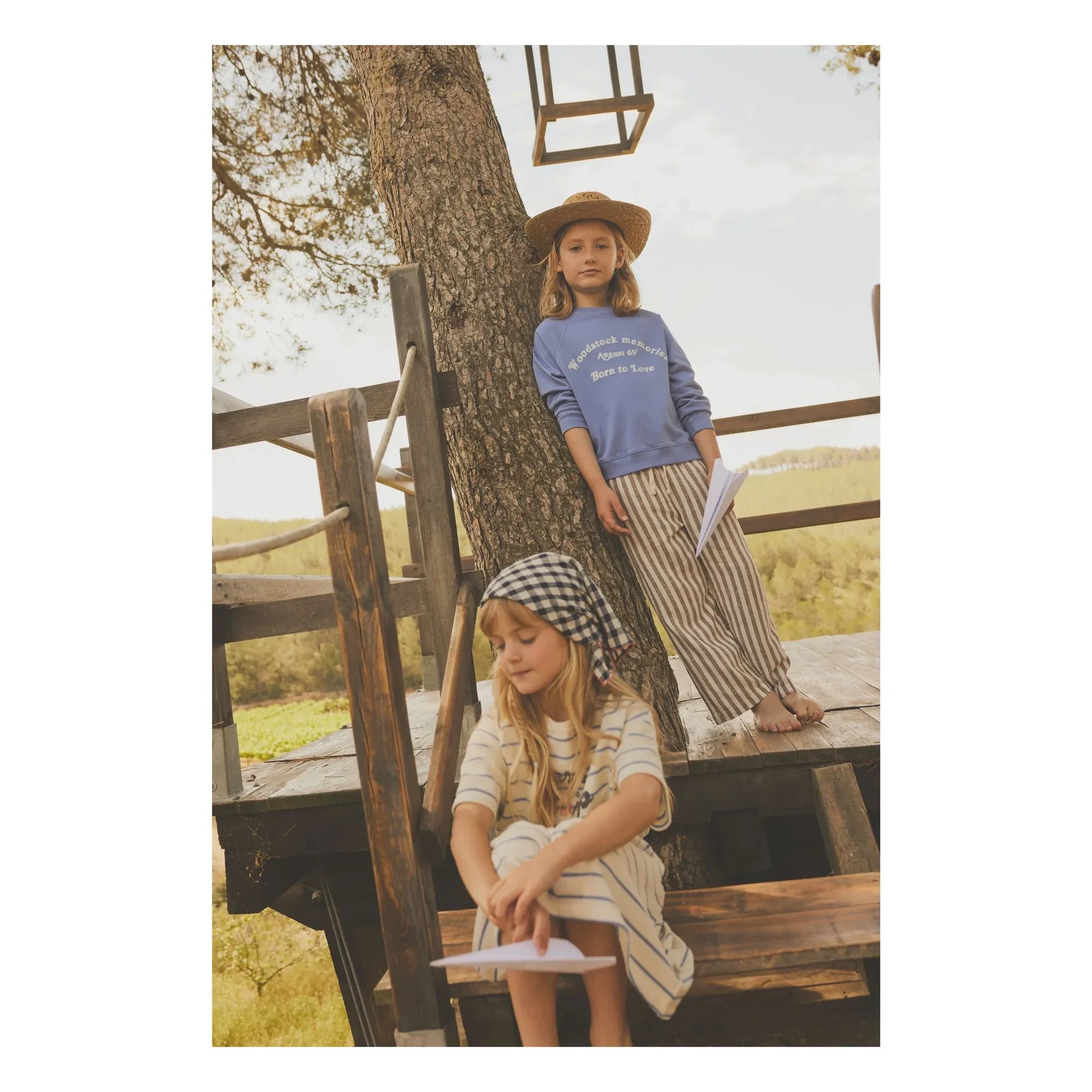 Tocoto Vintage - Terry Stripe Dress | Ecru