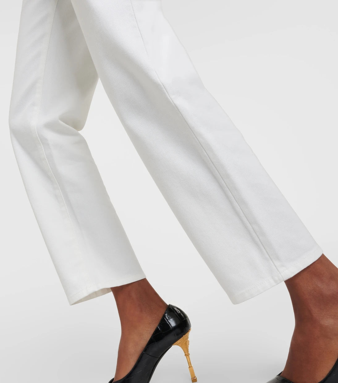 Balmain - High-rise straight jeans