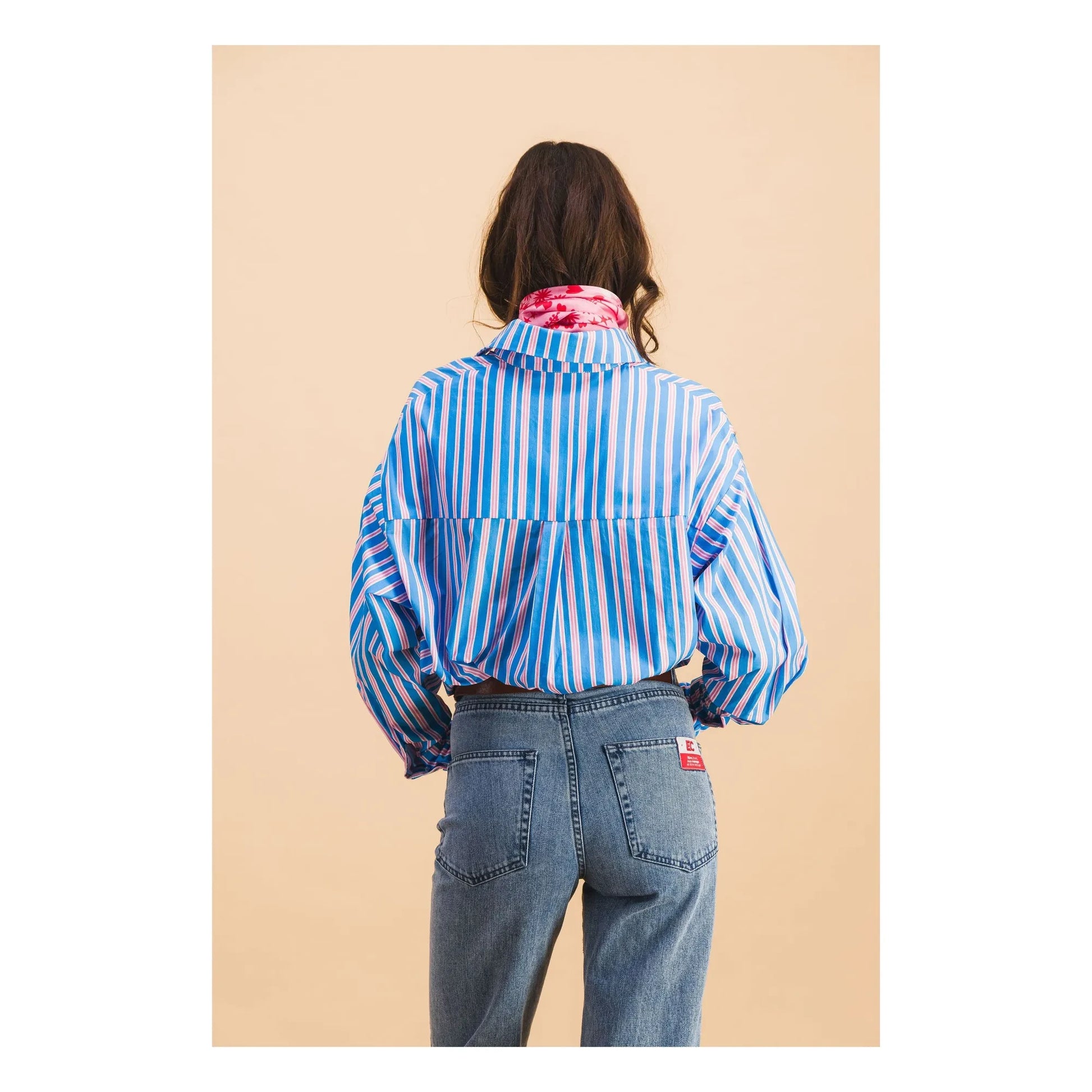 Elise Chalmin - Dona Stripes Shirt | Blue