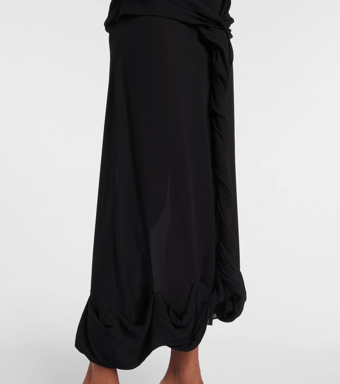 JW Anderson - Draped jersey maxi dress