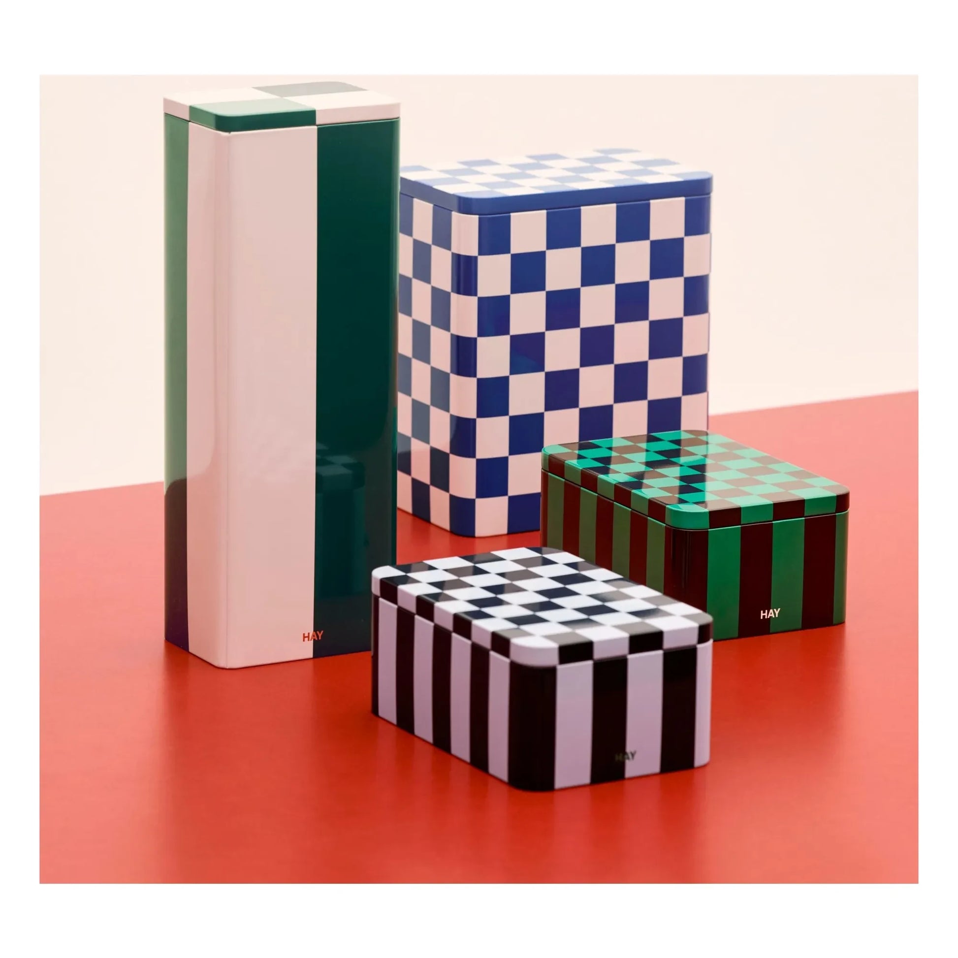 Hay - Tin storage box | Blue
