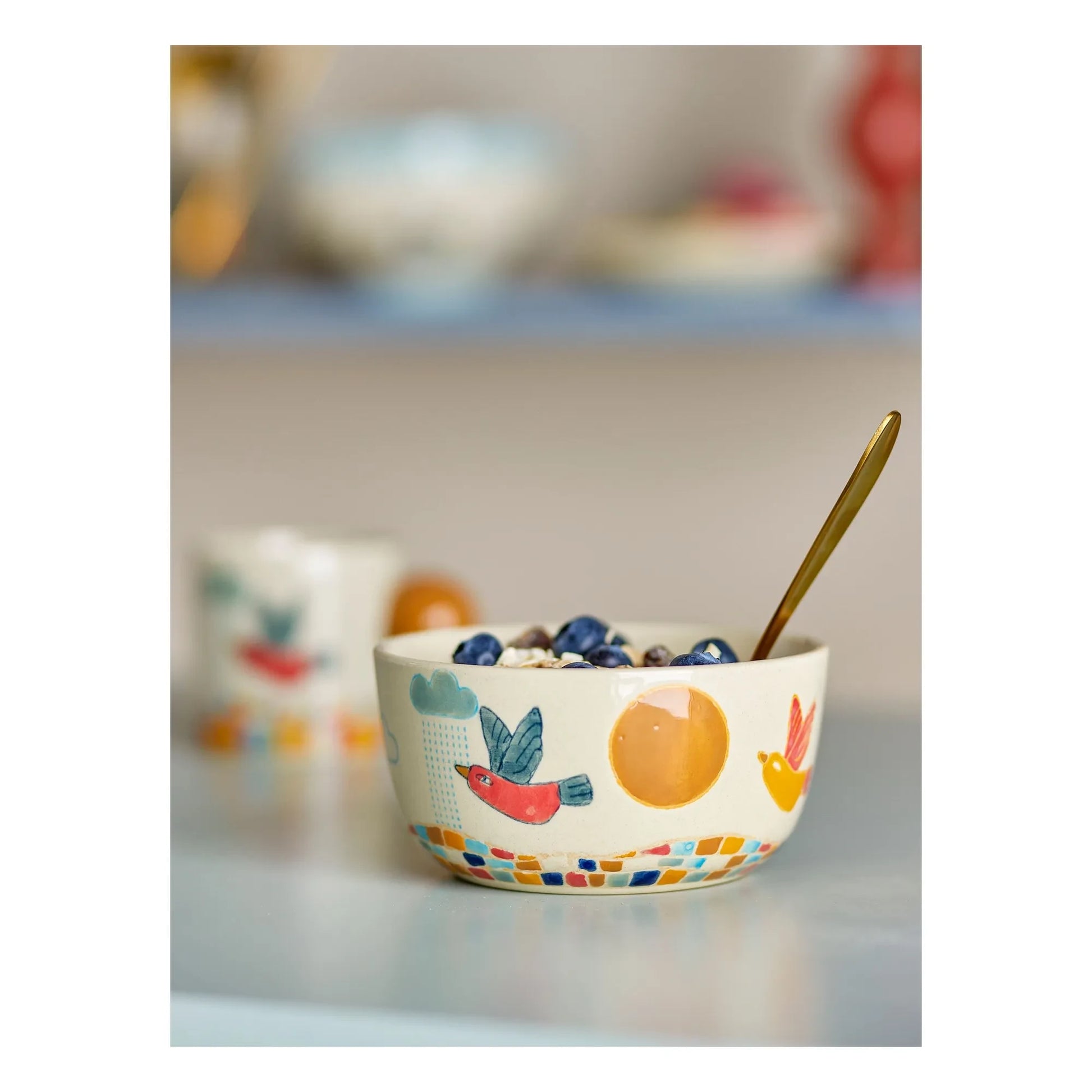 Bloomingville Mini - Colorine stoneware bowl