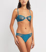 Calvin Klein Blue Lace Balconette Bra