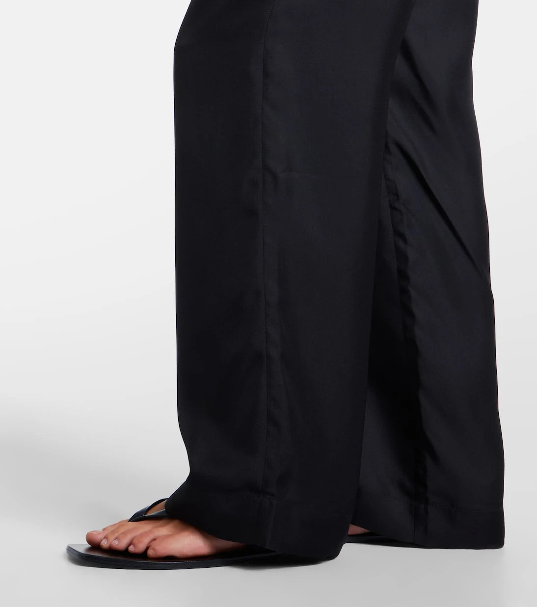 Asceno - Aurelia silk wide-leg pants