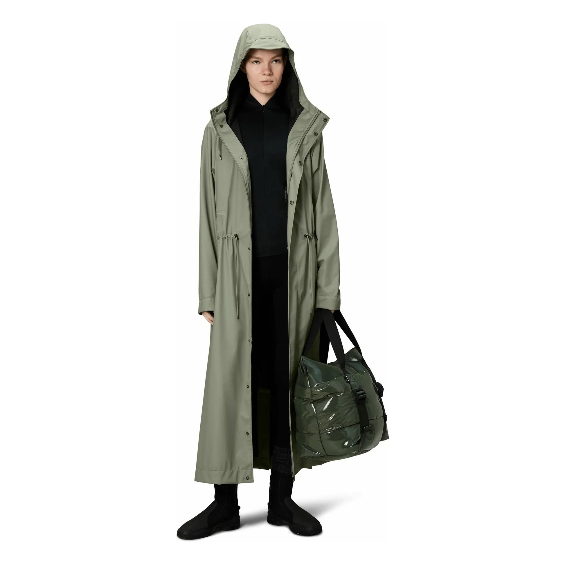 Rains - Bold W3 Long Jacket | Light khaki