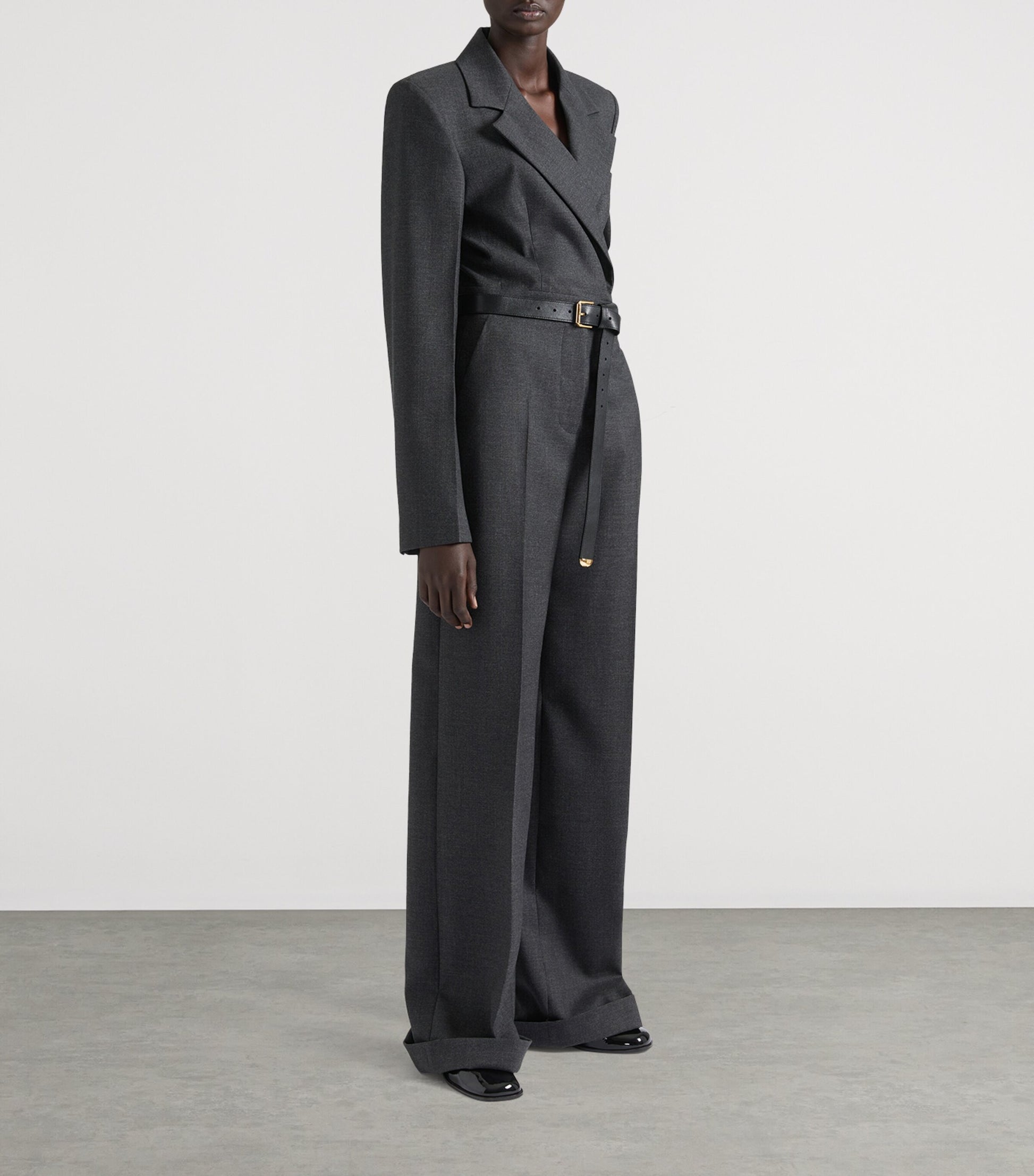 Givenchy Grey Wool Jumpsuit