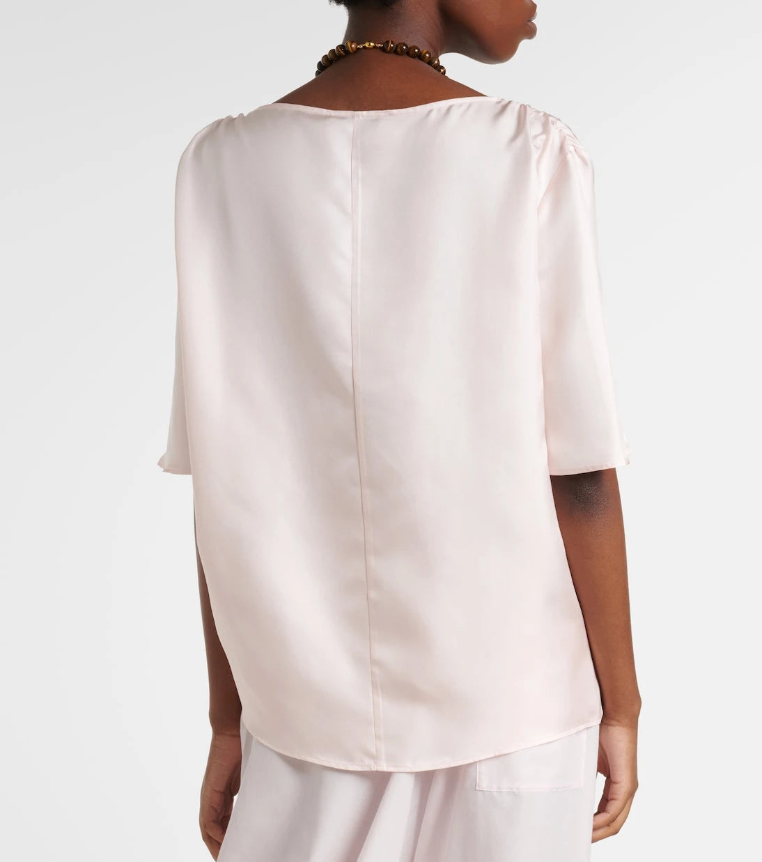 Loulou de Saison - Mano silk satin top