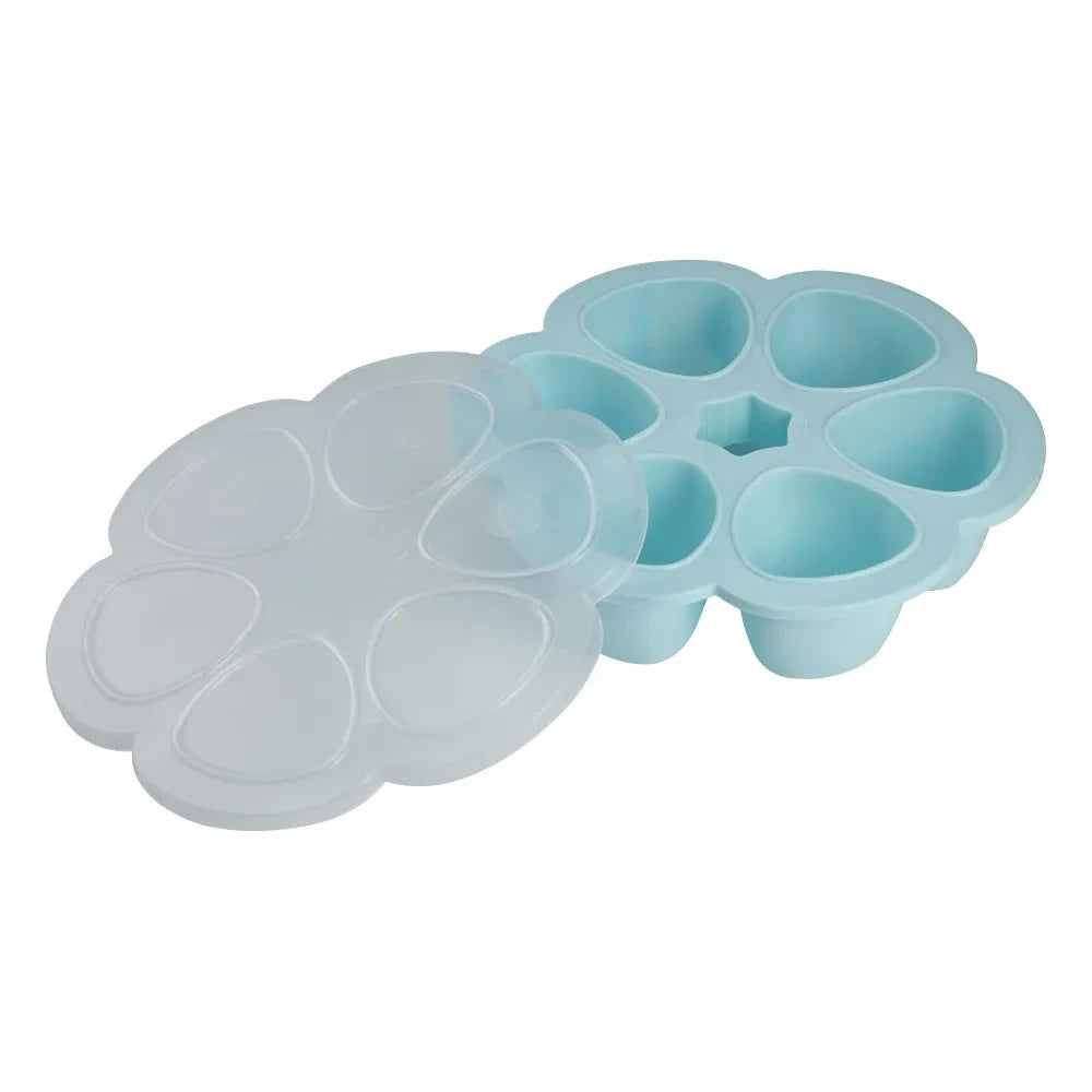 Béaba - Multiportion Silicon Plate 6x150ml | Turquoise