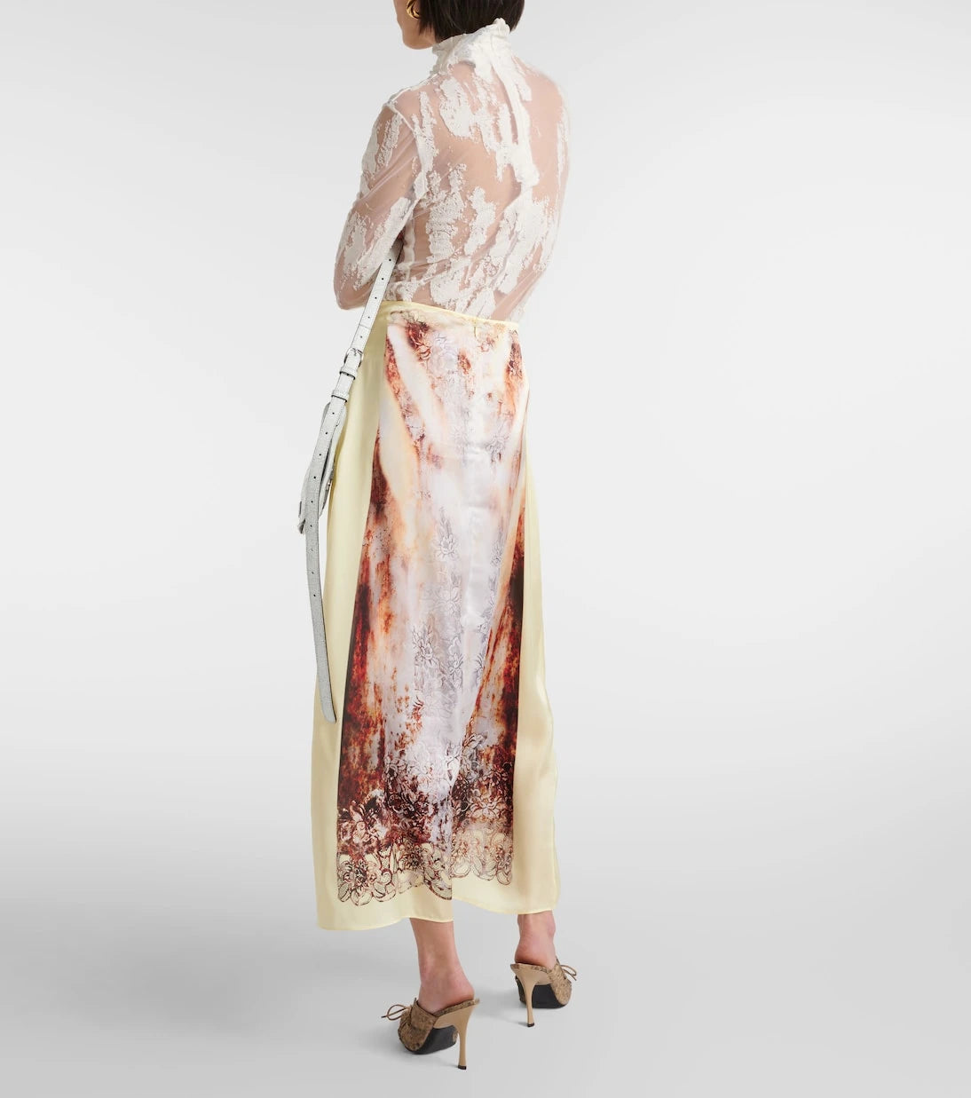 Y/Project - Printed maxi skirt