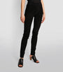 Joseph Black Suede Stretch Leggings