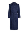 Derek Rose Satin Striped Robe