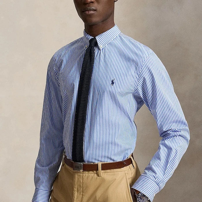 Polo Ralph Lauren erkek pamuklu elastanlı gömlek