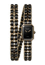 CHANEL Yellow Gold-Plated Première Iconic Chain Double Row Watch 19.7mm