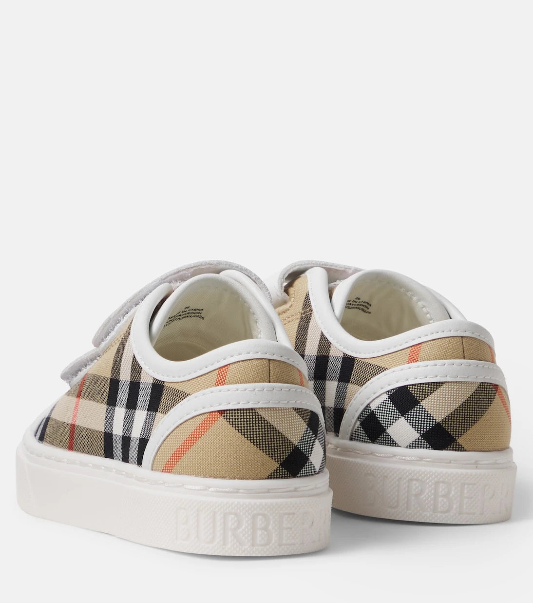 Burberry Kids - Burberry Check canvas sneakers