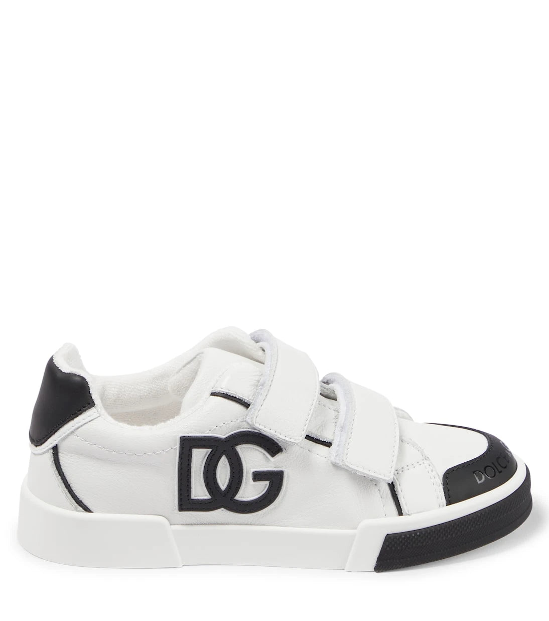 Dolce&Gabbana Kids - Logo leather sneakers