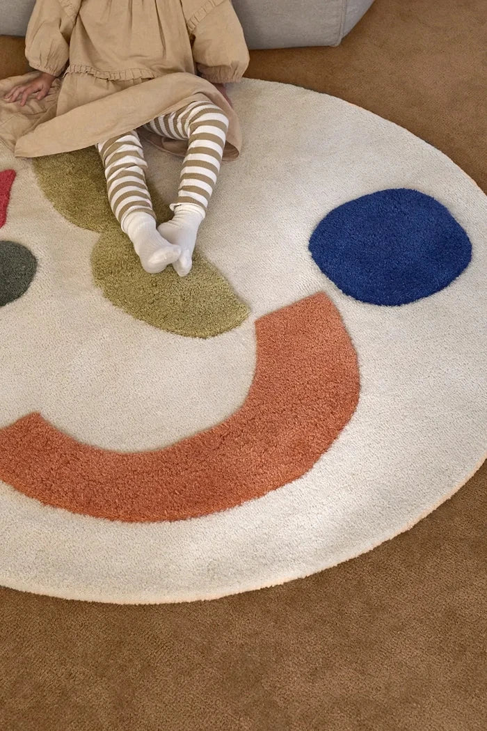 Вълнен килим ferm LIVING Panto O120 cm