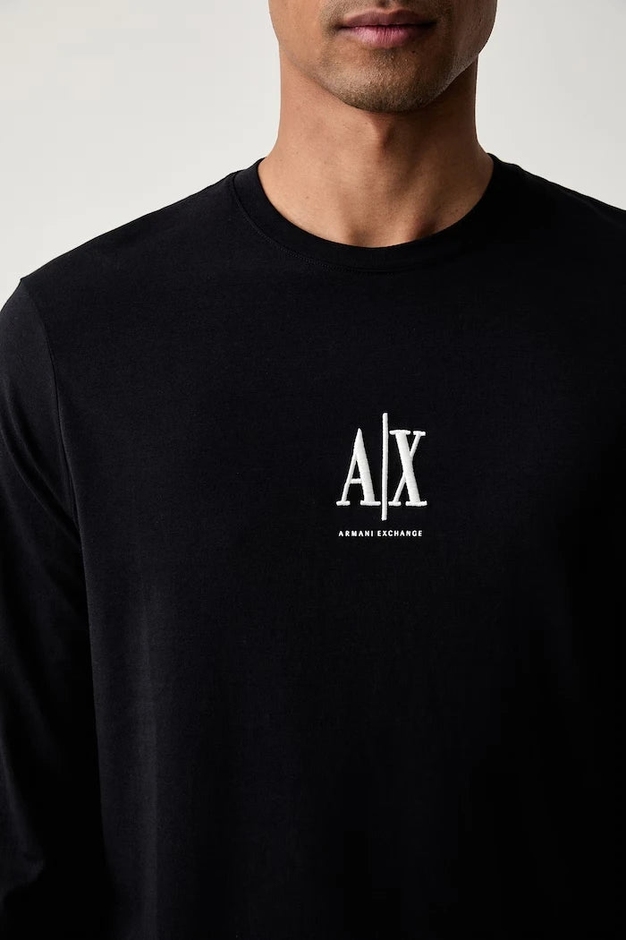 Armani Exchange erkek pamuklu uzun kollu bluz