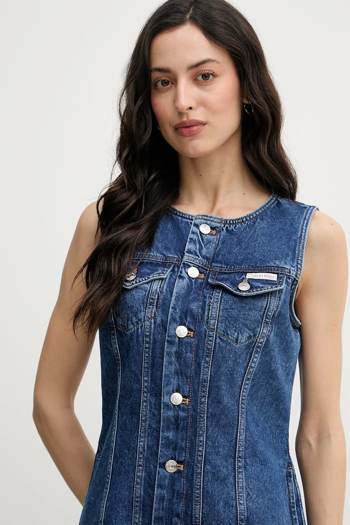 Calvin Klein Jeans рокля от деним