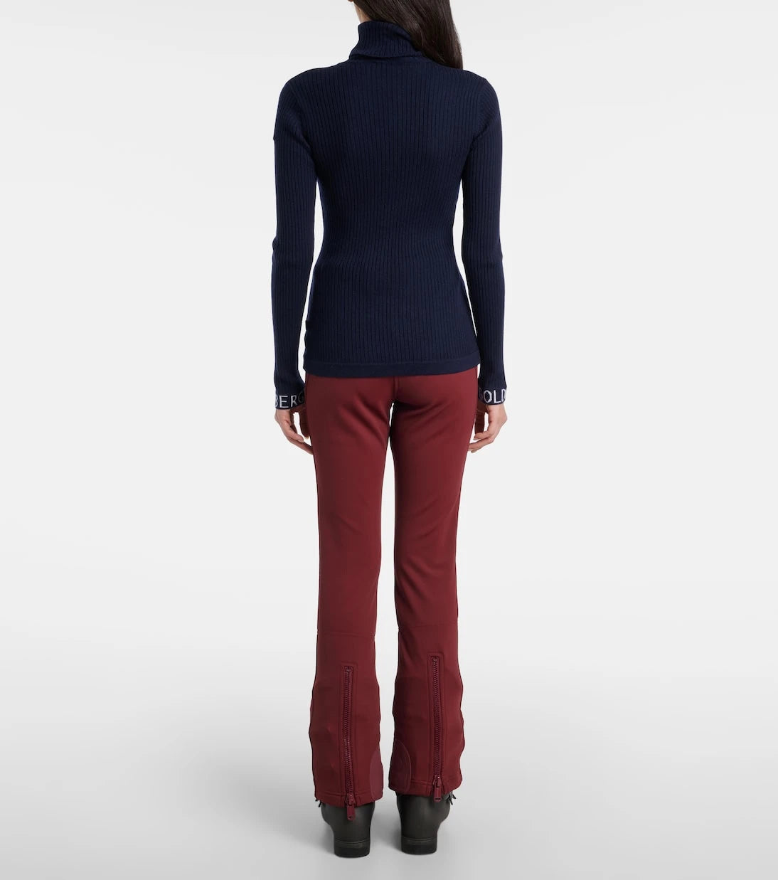 Goldbergh - Mira ribbed-knit turtleneck ski top