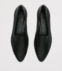 Aeyde Black Leather Vanna Loafers