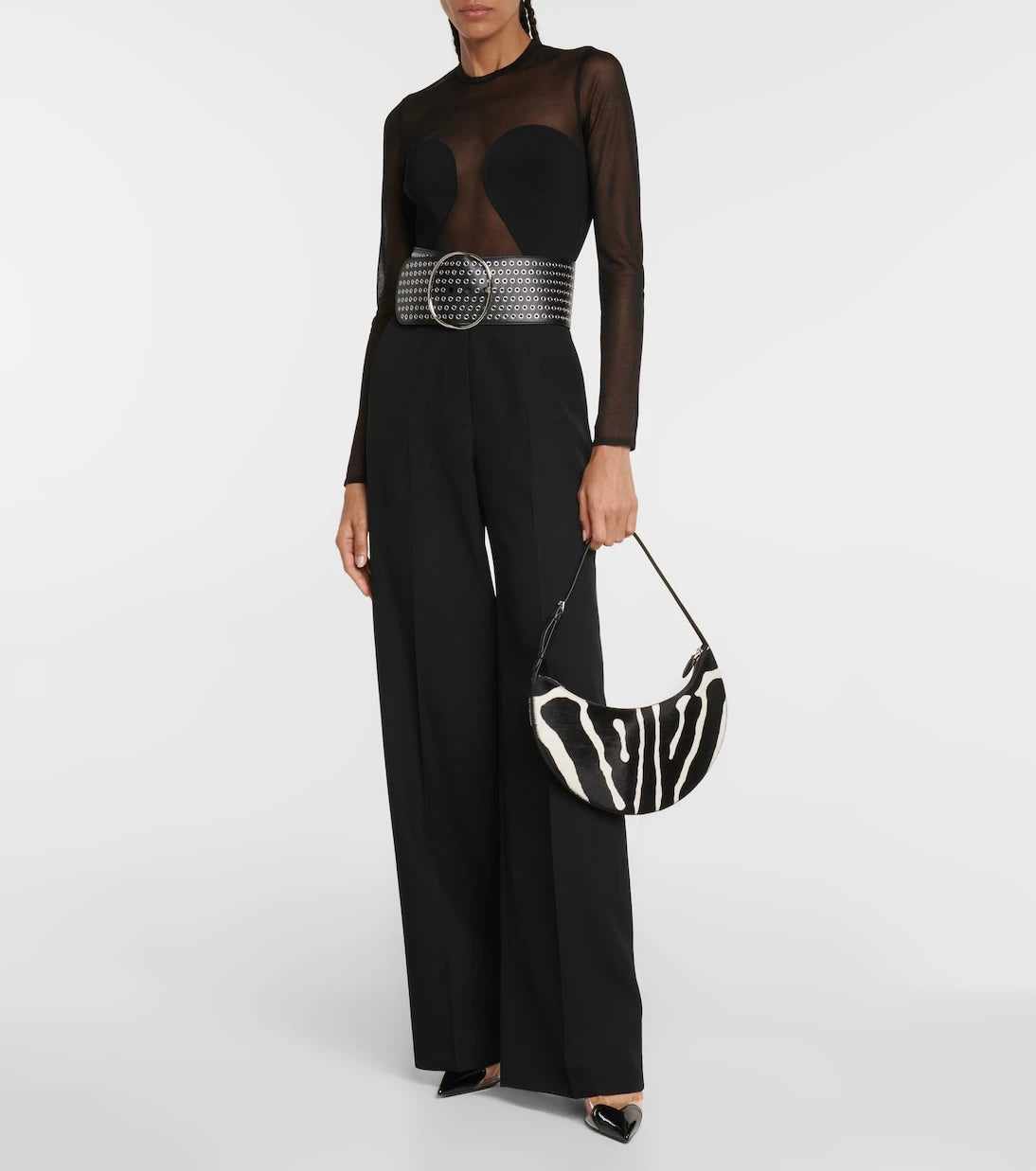 Alaïa - Wide-leg wool pants