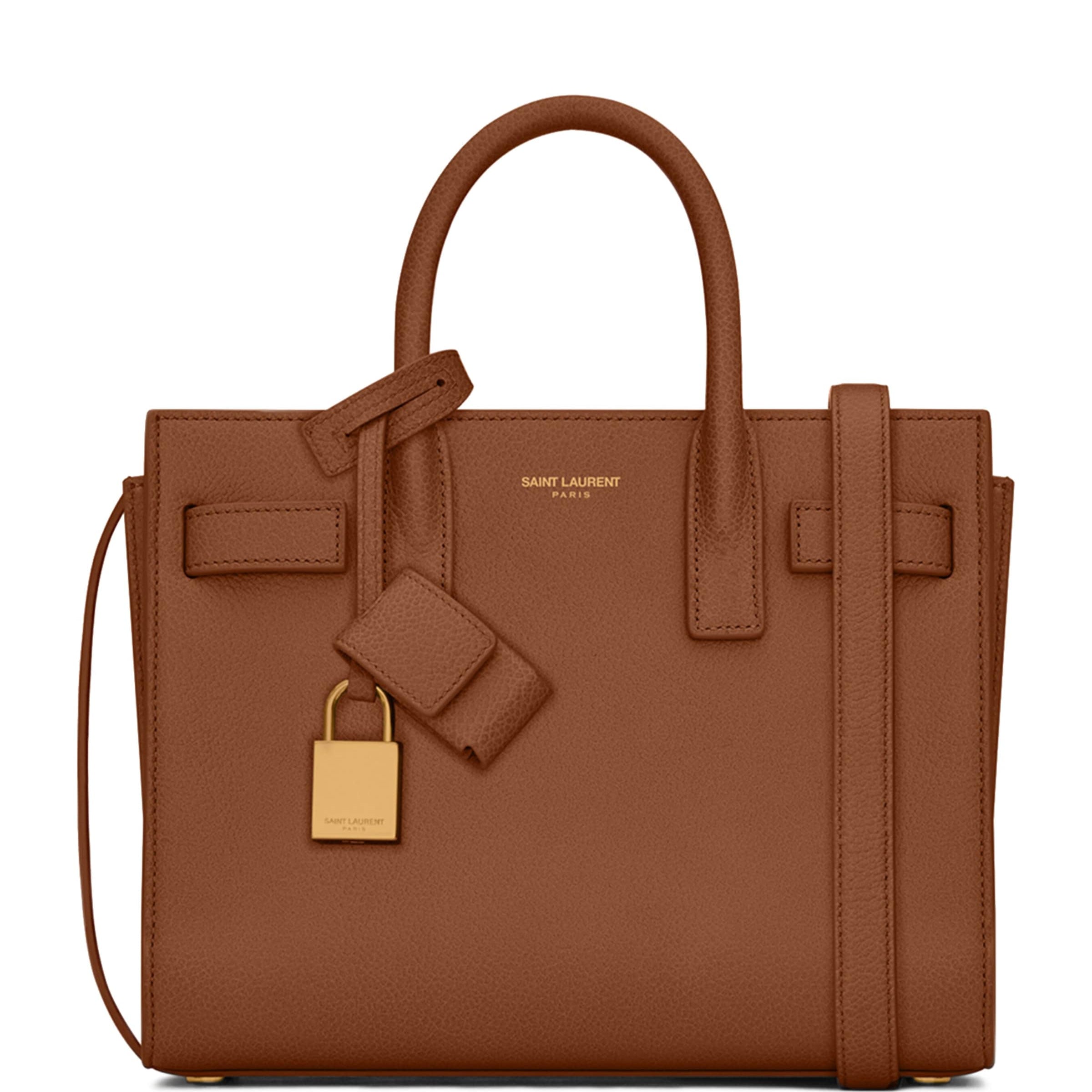 Beige Nano Sac de Jour Tote Bag