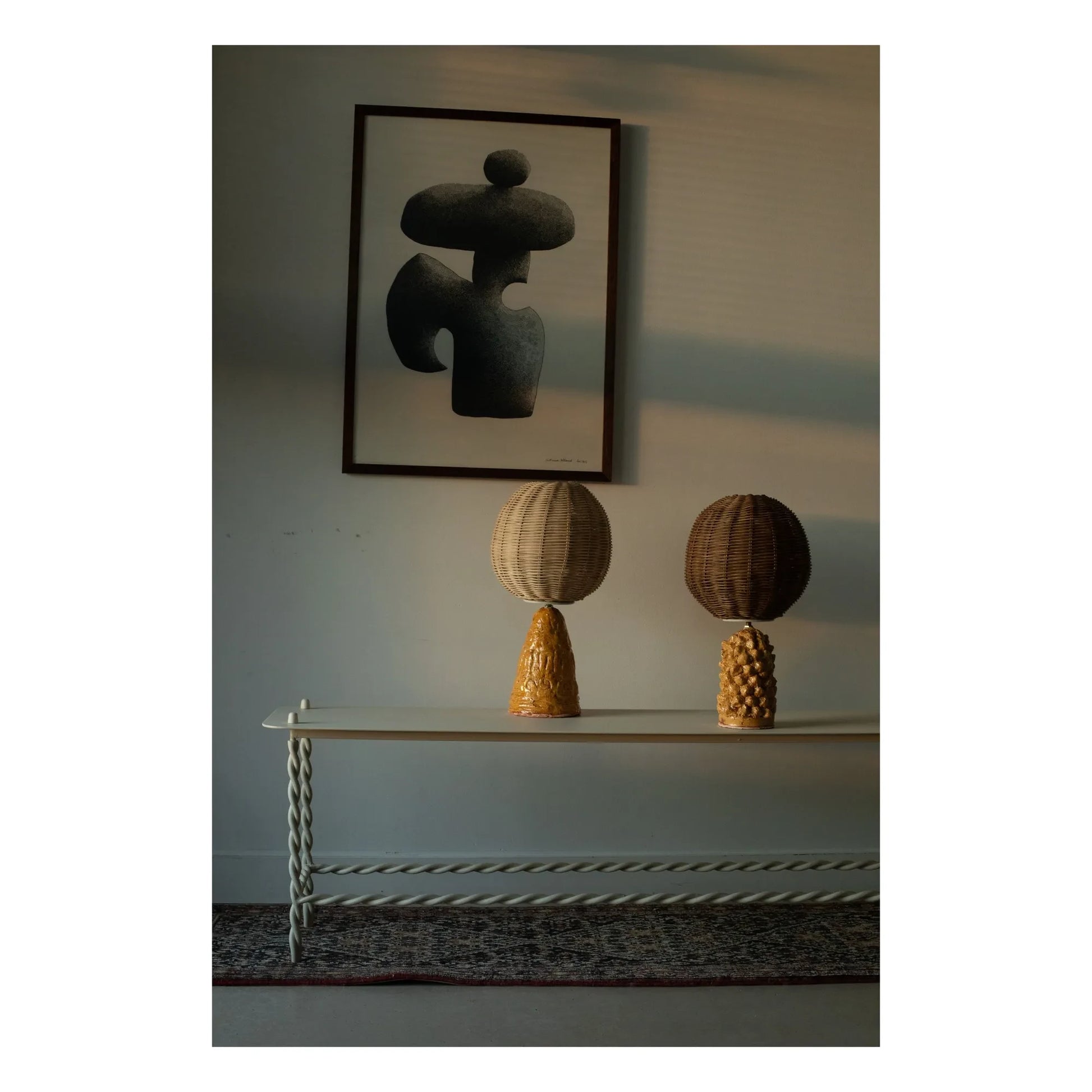 Honoré - Rose table lamp | Yellow