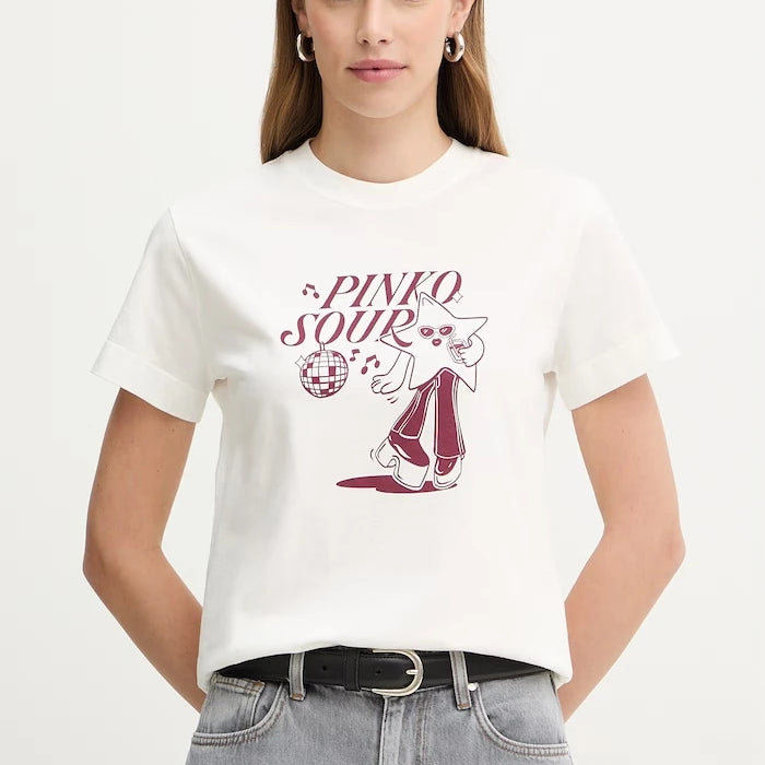 Памучна тениска Pinko
