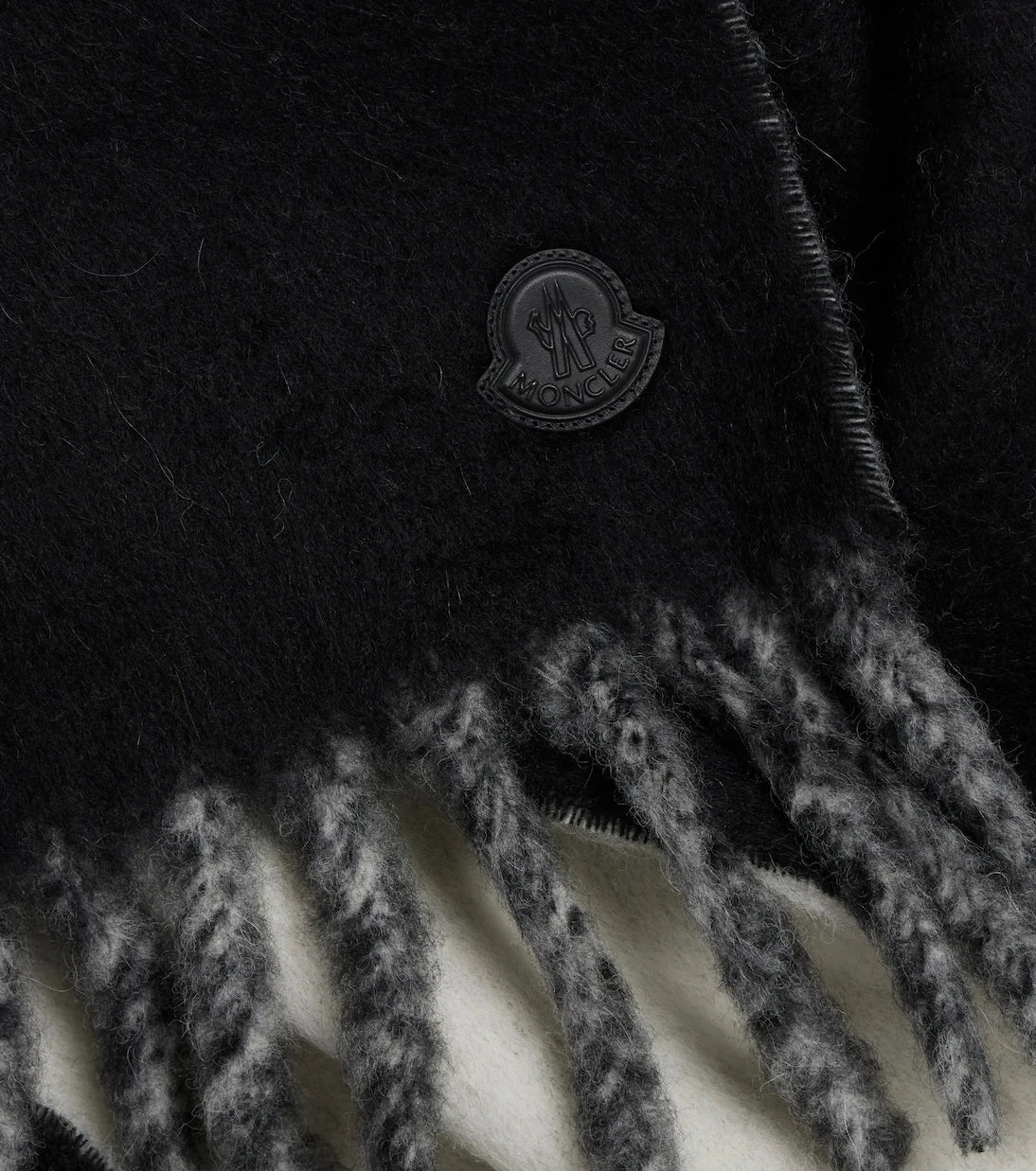 Moncler - Logo alpaca and wool-blend scarf