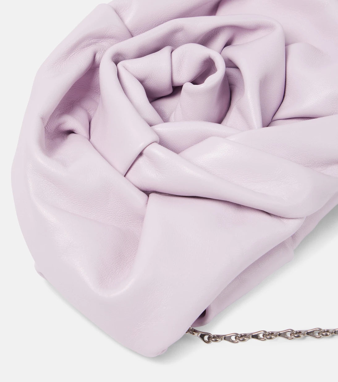 Burberry - Rose leather clutch