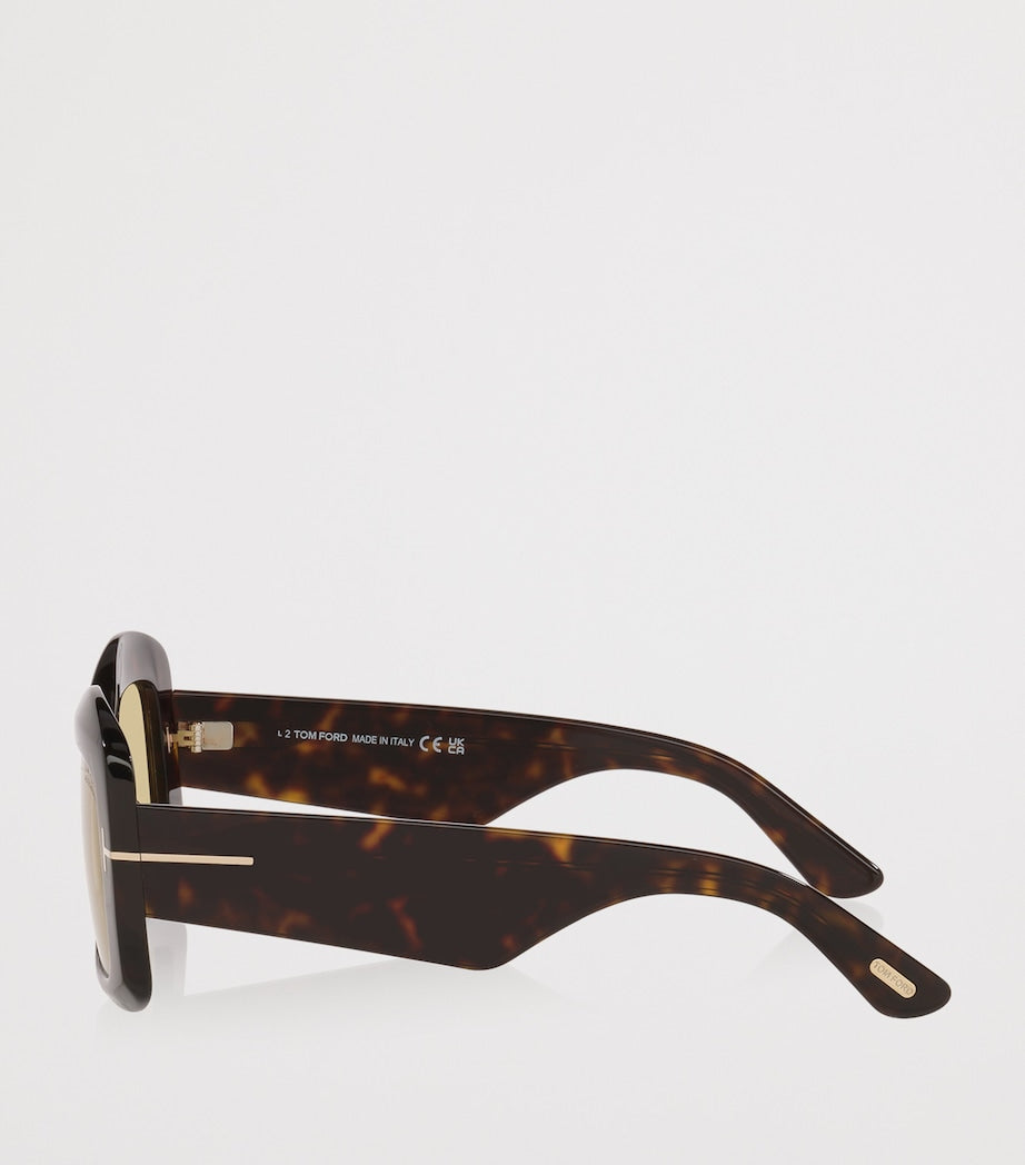 Brown Acetate Venetia Sunglasses