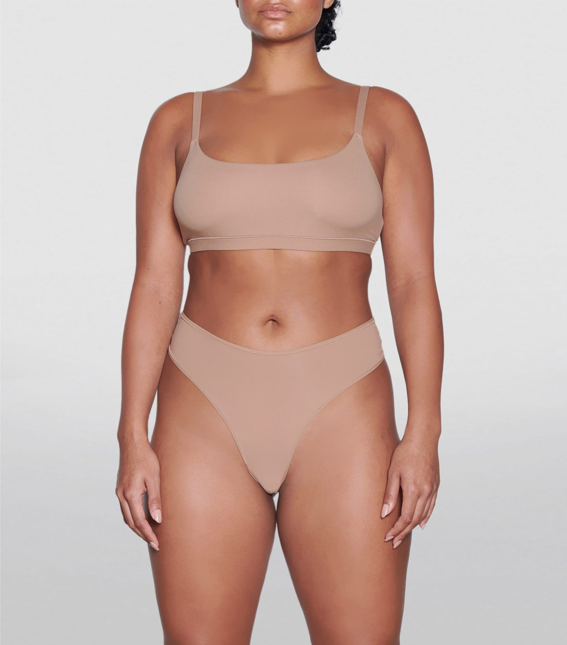 Skims Brown Fits Everybody Cheeky Thong