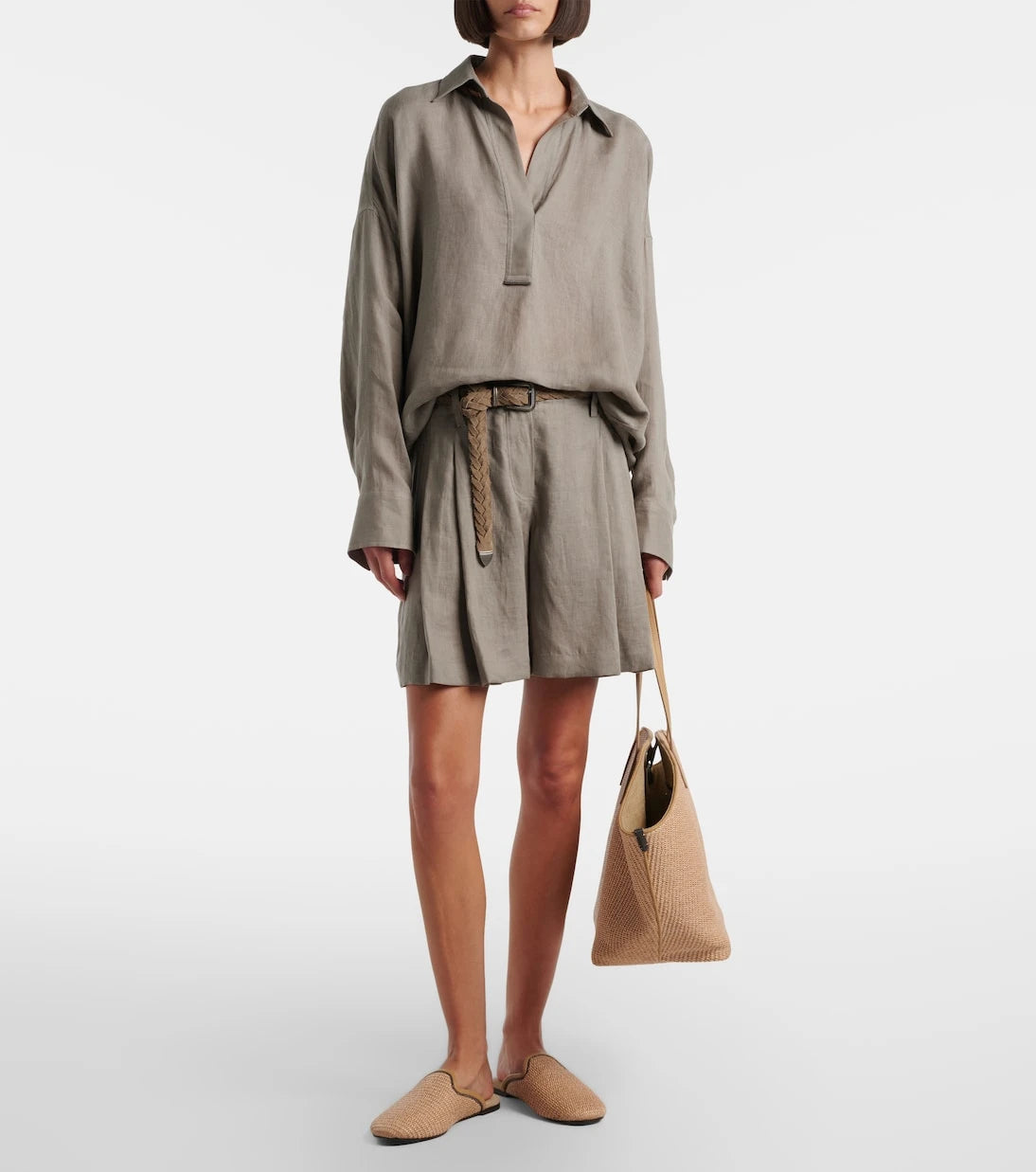 Brunello Cucinelli - Linen shorts