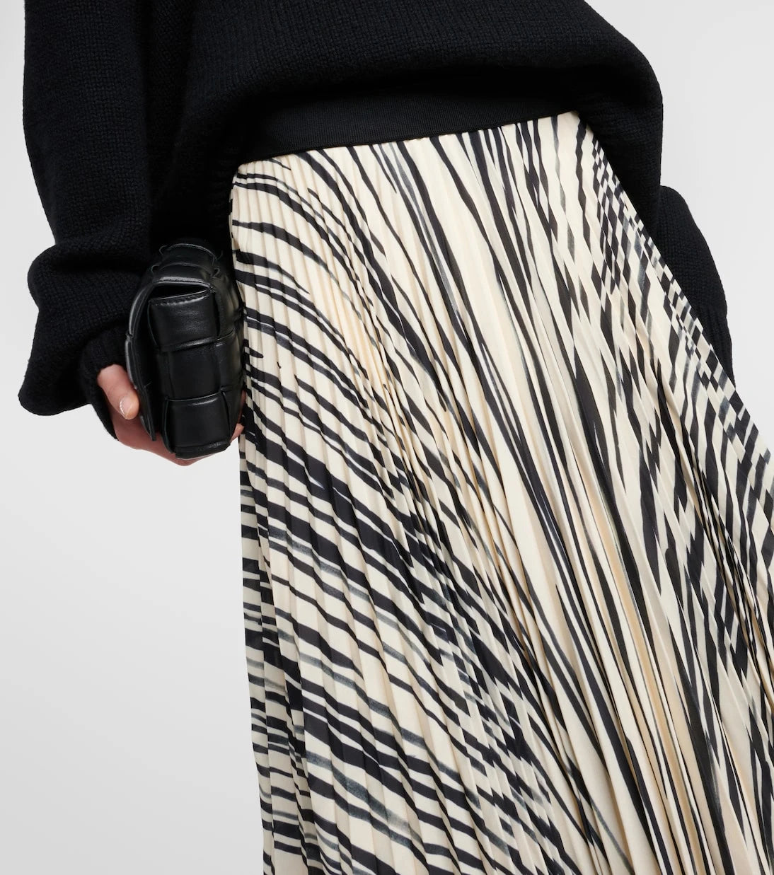 Proenza Schouler - Printed plissé midi skirt