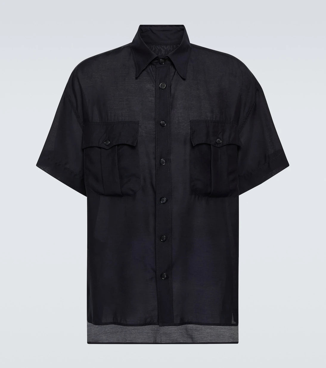 Giorgio Armani - Jersey bowling shirt
