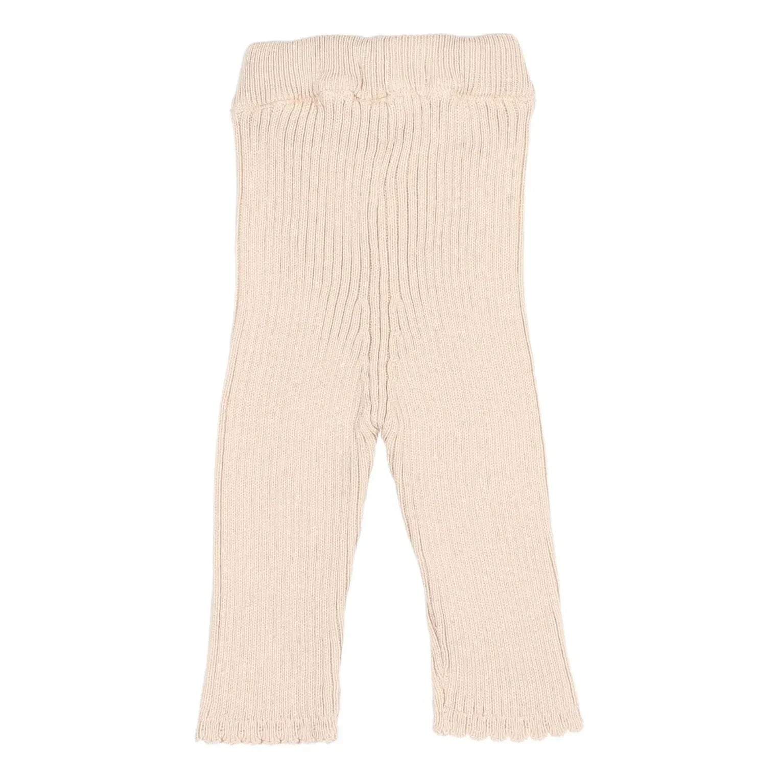 Búho - Ribbed Organic Cotton Legging | Pale Pink