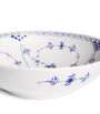 Blue Fluted Half Lace Bowl (21cm)
