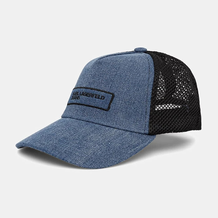 Karl Lagerfeld Jeans şapka trucker kadın pamuklu