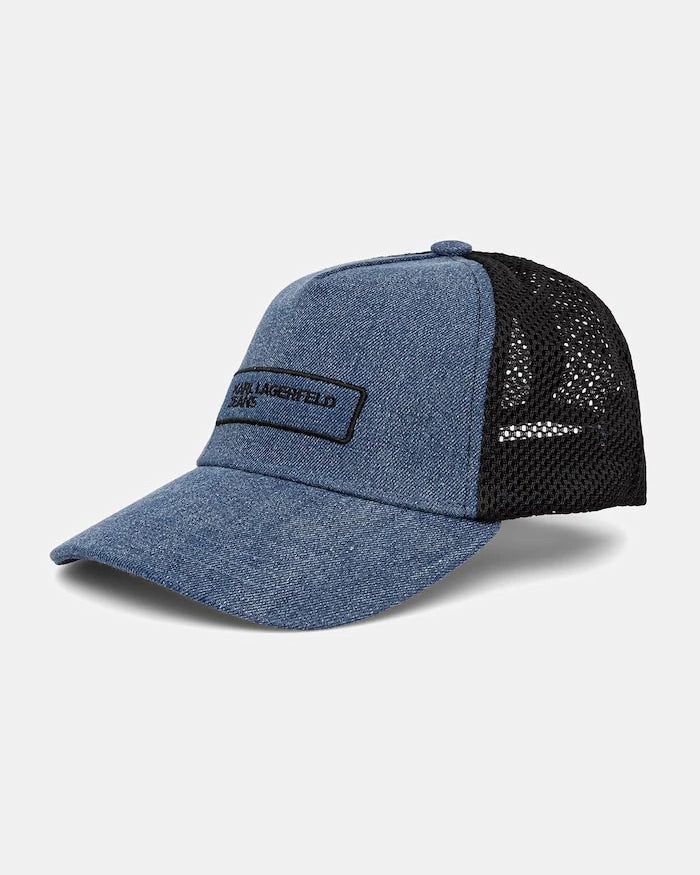 Karl Lagerfeld Jeans şapka trucker kadın pamuklu