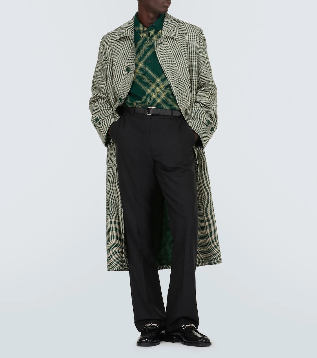 Burberry - Burberry check wool shirt