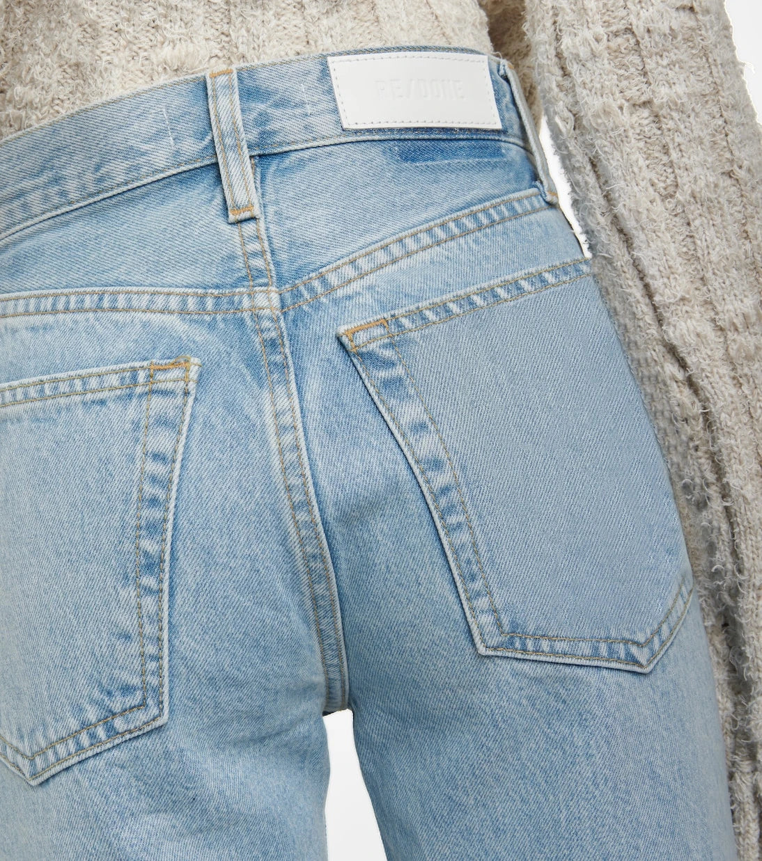 Re/Done - 90s high-rise straight jeans