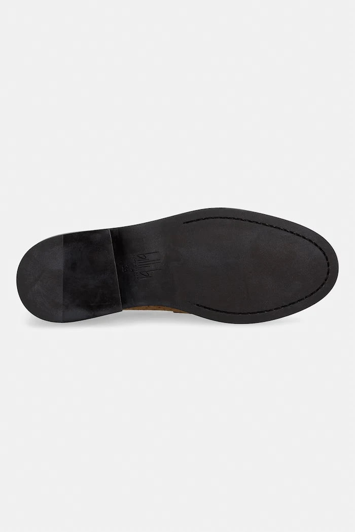 Billi Bi kadın süet mokasen Cuoio babysilk suede