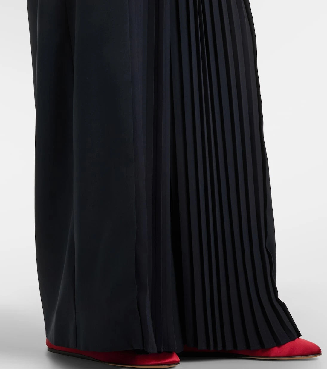 Max Mara - Pleated virgin wool wide-leg pants