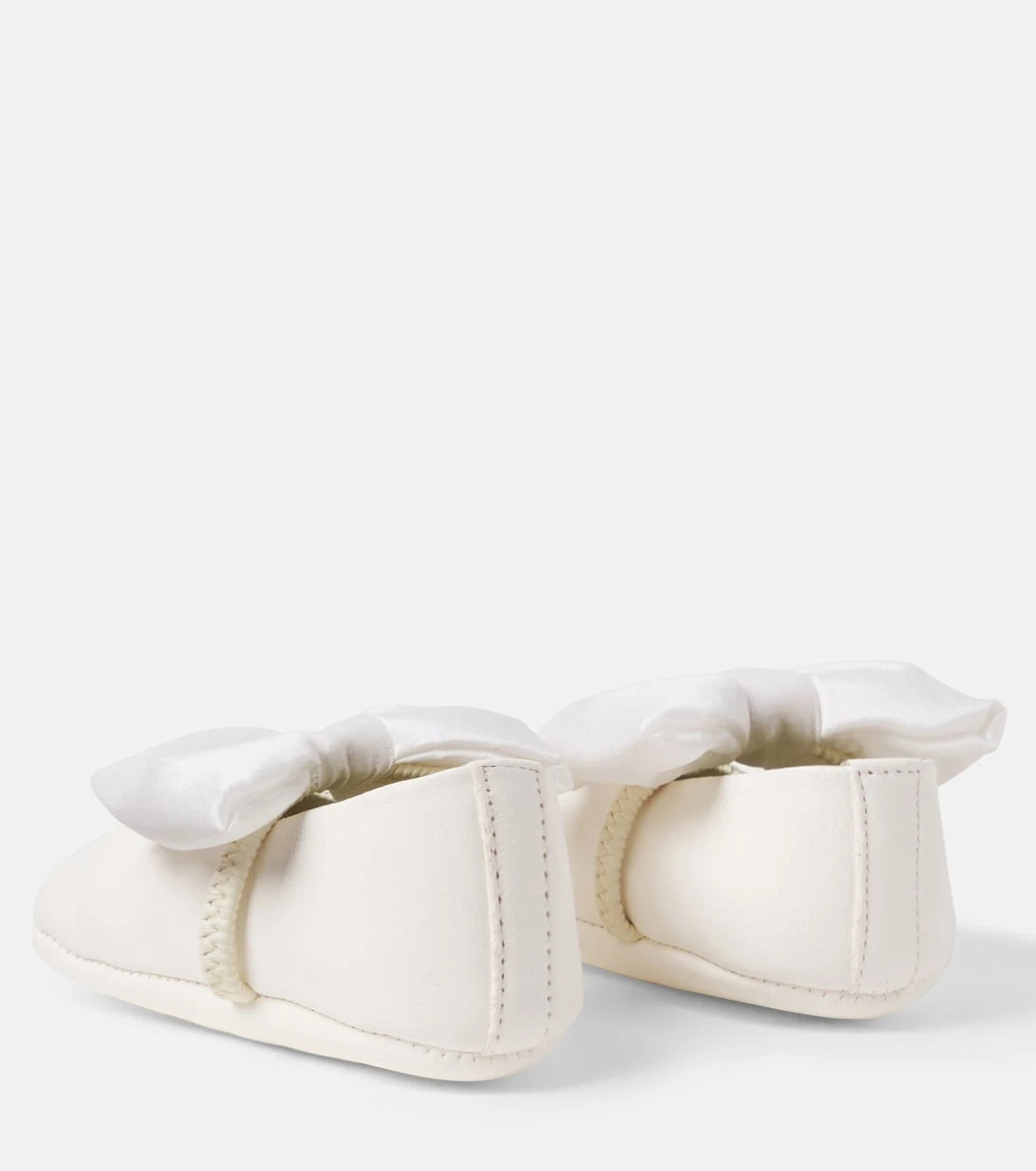 PèPè - Baby Rose bow-detail leather booties