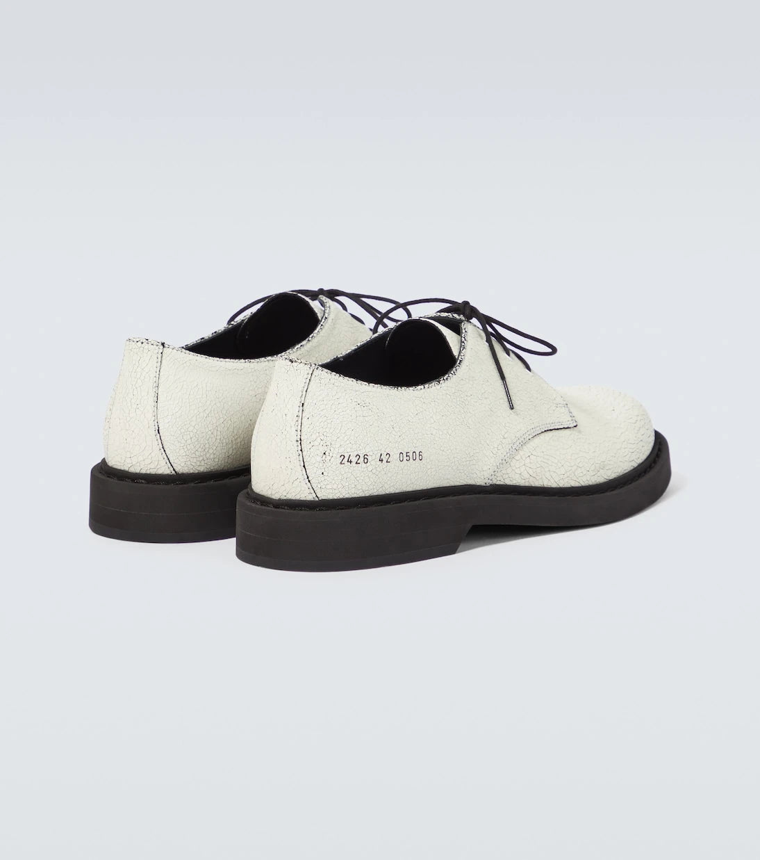 Common Projects - Cracked leather Derby shoes