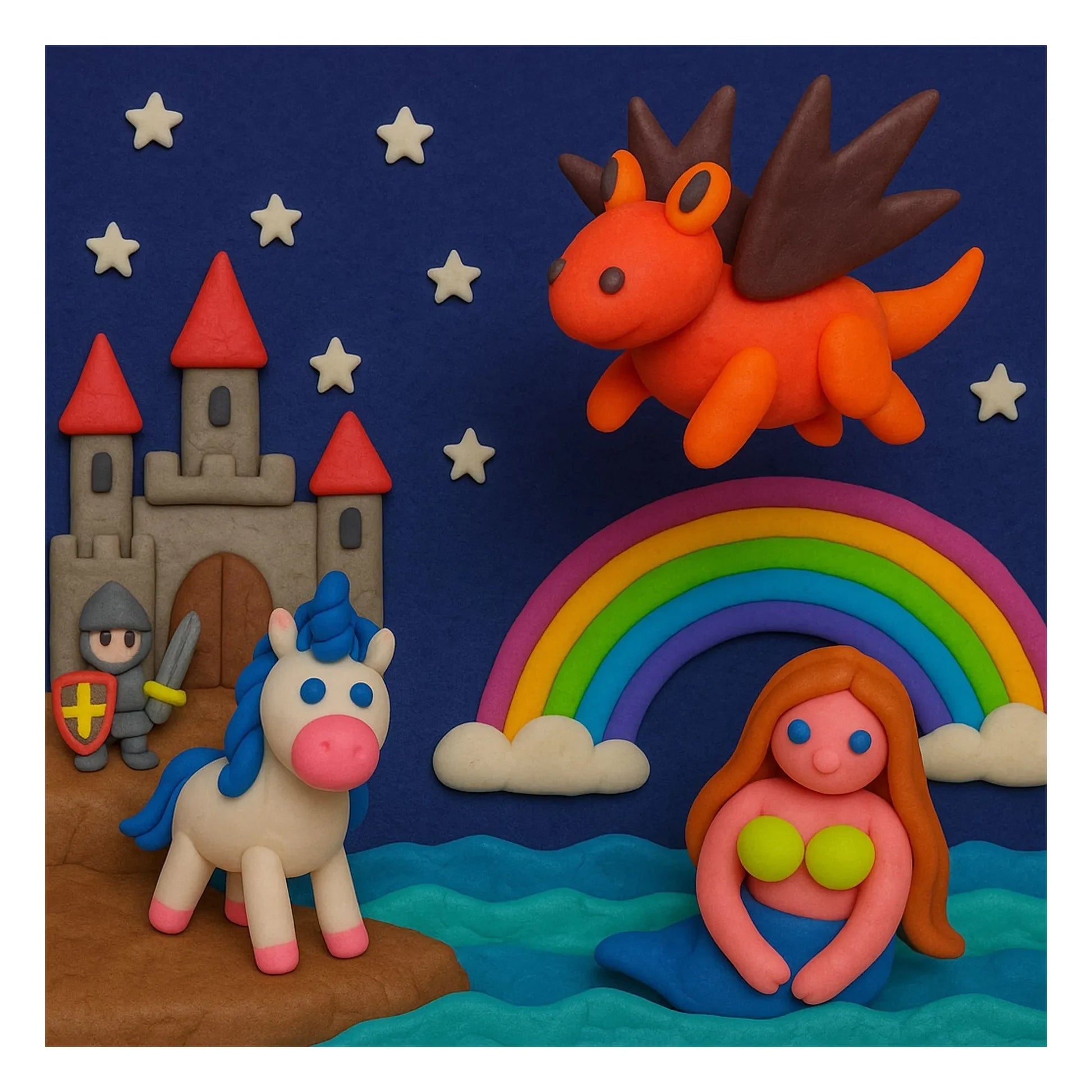Patacréer - Mes Créatures Imaginaires modeling clay