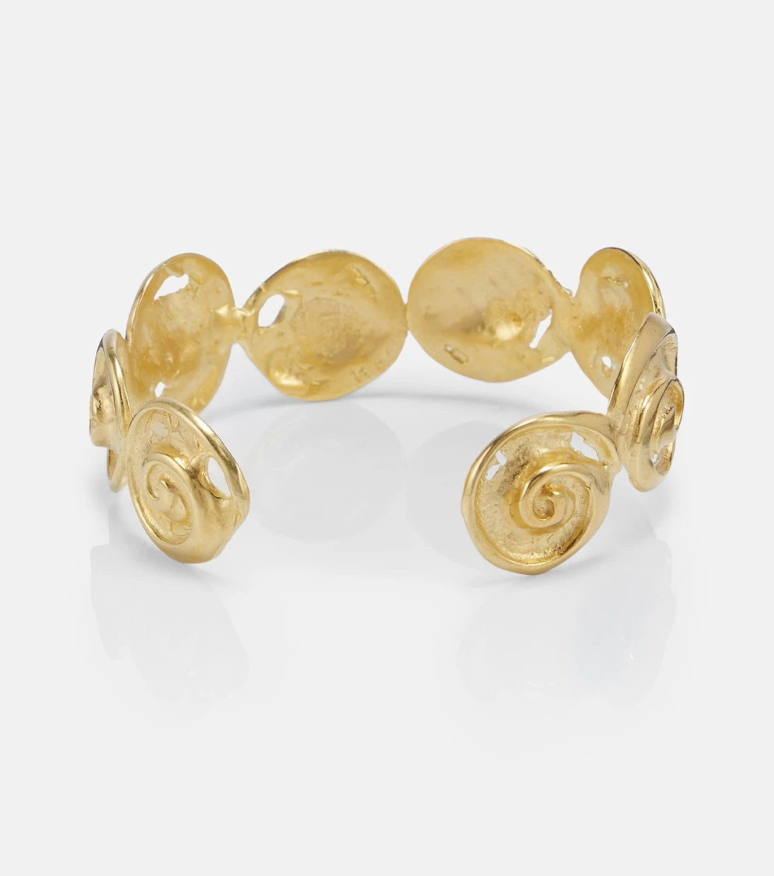 Ysso - Cote 24kt gold-plated cuff bracelet