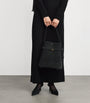 Toteme Black Suede Bucket Shoulder Bag
